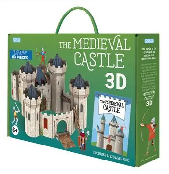 Beperkt Aanbod The medieval castle 3D. Ediz. a colori. Con Giocattolo