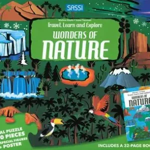 Wonders of nature. Travel, learn and explore. Ediz. a colori. Con puzzle Gecertificeerd
