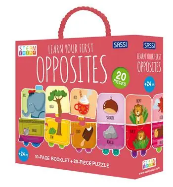Learn your first opposites. Steam puzzle. Ediz. illustrata. Con puzzle Superprijs