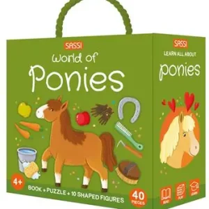 World of ponies. Q-box. Ediz. a colori. Con Gioco Flitsaanbieding